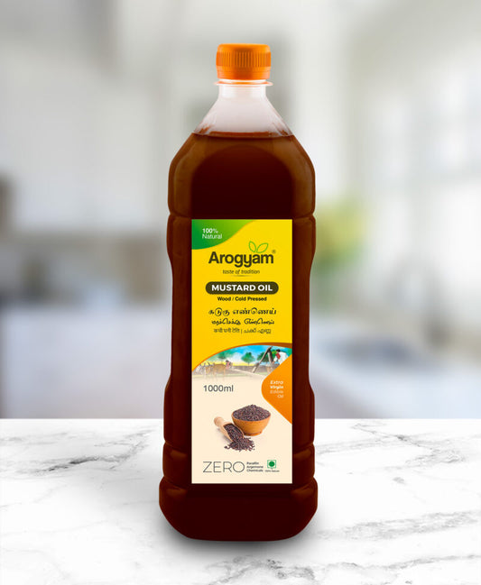 Arogyam Wood Pressed Mustard Oil