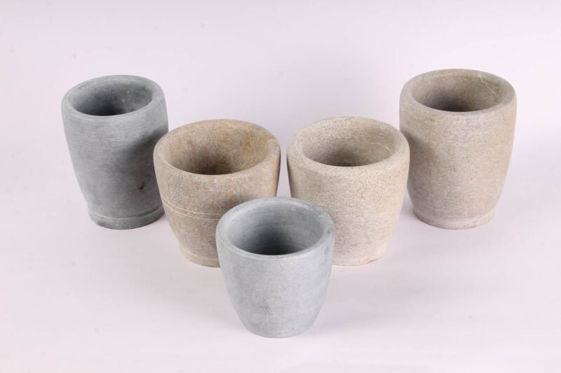 Traditional Stone Tea Cup- 5 pcs combo