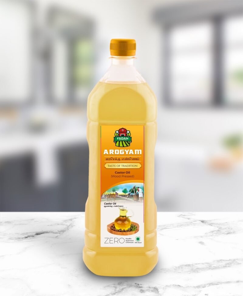Castor Marachekku Wood Pressed Oil- 1lit